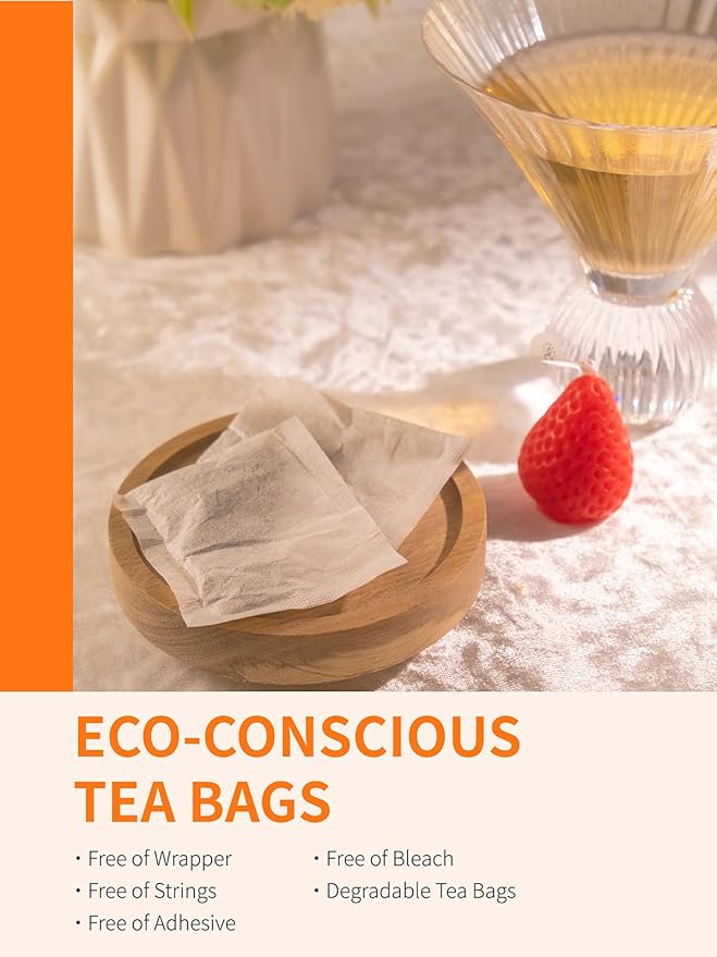 TeeLux Barley Tea Bags, 2g/bag, Pure Roasted Barley Tea, Caffeine Free, Sugar Free, Nutty Flavor