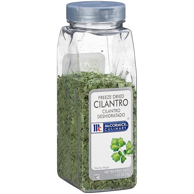 McCormick Culinary Freeze Dried Cilantro, 1.25 oz - One 1.25 Ounce Container of Dried Cilantro