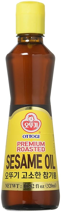 [OTTOGI] 100% Pure Korean Toasted Sesame Oil, Rich & Nutty Flavor for Cooking, Stir-Fry, and