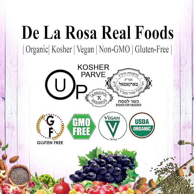 De La Rosa Dark Balsamic Vinegar, Vegan, Kosher & Gluten Free, Great for Salad Dressings, Marinades