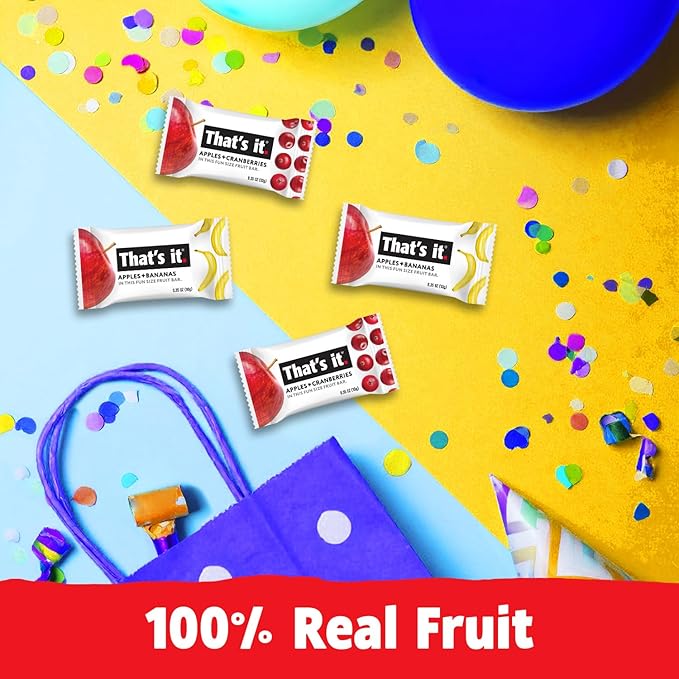 That???It. Fun Size Fruit Bars Variety Pack(50 Pieces, 10g Each) With Apples + Bananas, Apples +