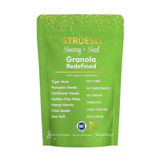 Struesli - Savory + Seed Granola Redefined | No Added Sweeteners, No Grains | Keto & Paleo Friendly