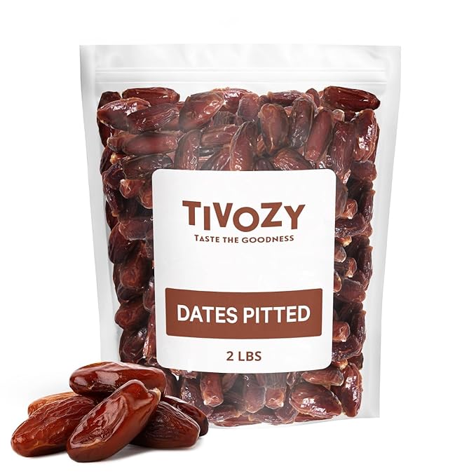 Pitted Dates 2lbs pack of Deglet Noor Dates Pitted, Bulk, Delicious and Nutritious Deglet Date