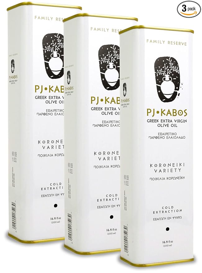 P.J. KABOS 2024/25 Harvest, High Phenolic (450+mg/kg), Premium Greek Extra Virgin Olive Oil
