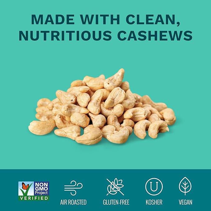 Sample Flavors Variety Pack Cashews by Karma Nuts, Whole, Roasted, Vegan, Non GMO, Gluten Free, Low