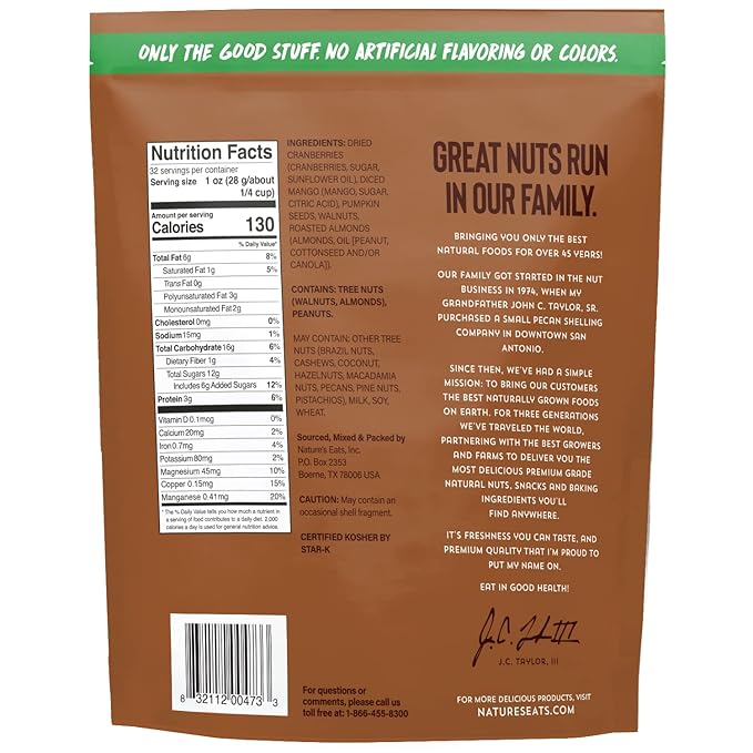 Nature's Eats Energy, Mega Mix, 32 Oz