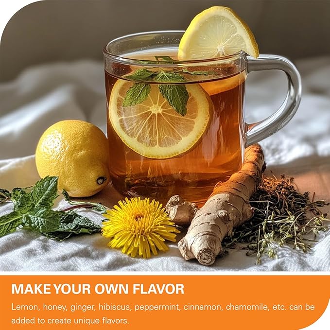 WT WEETEE Dandelion Leaf & Root Tea Bags, 100% Pure Dandelion Leaf and Roasted Dandelion Root