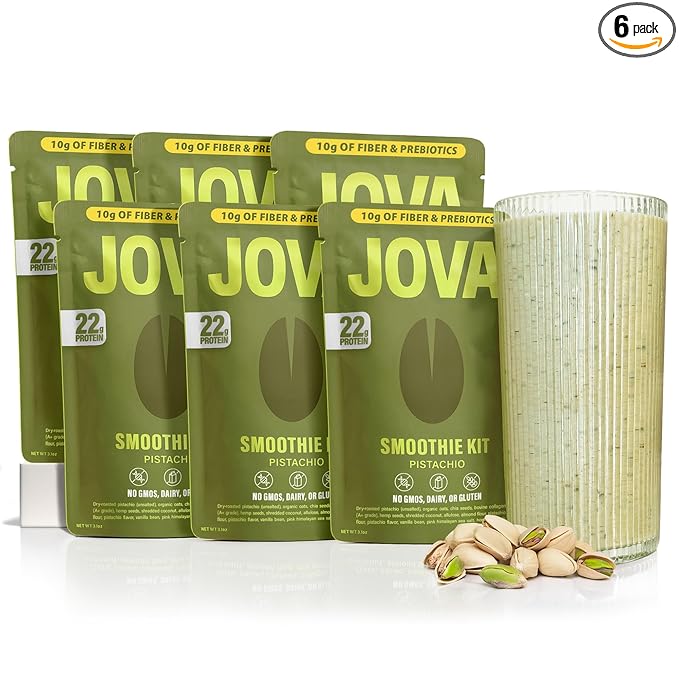 JOVA Pistachio Deliciously Good for You Shake | 22g Protein, 10g Fiber, 4g Sugar (Whole Foods: