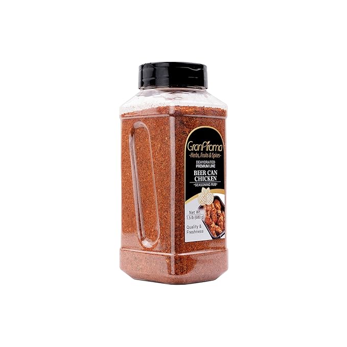 GranAroma Beer Can Chicken Rub, Savory & Spicy Blend, Seasoning for Grilled Chicken, Roasted