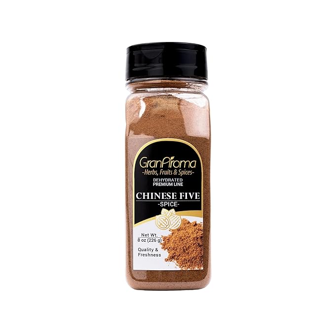 GranAroma Chinese Five Spice, Bold and Aromatic Flavor Profile, Seasoning for Stir-Fries, Roasted