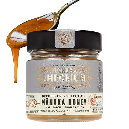 Manuka Emporium Raw Manuka Honey MGO829+ | Monofloral, Ultra-Potent, Certified New Zealand Honey |