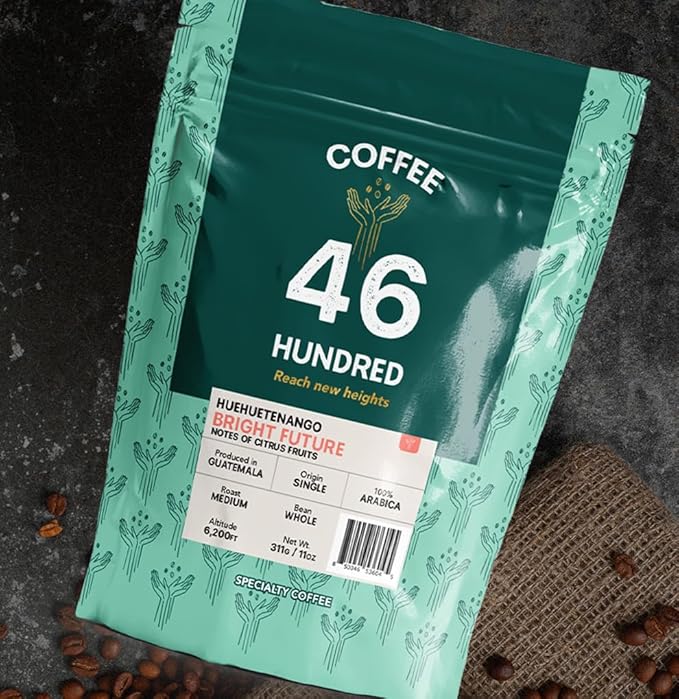 COFFEE 46 HUNDRED® Huehuetenango - Whole Bean Specialty Coffee from Guatemala - 100% Arabica Single