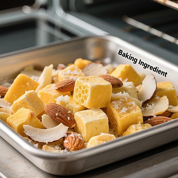 Premium Freeze-Dried Mango Slices 4.2oz (120g) - 100% Sweet Mango, No Sugar Added | Perfect for