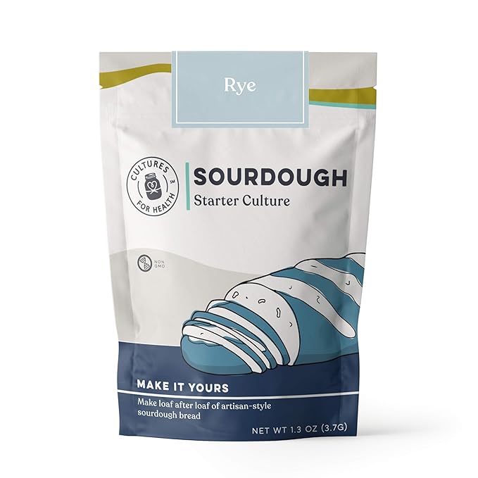 Cultures for Health Rye Sourdough Starter | Heirloom Style Dehydrated Culture for Baking Artisan