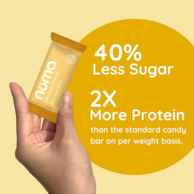 Assorted Mini Peanut Butter Bars, two (2) lb bulk, vegan high protein low sugar, 3 flavor variety
