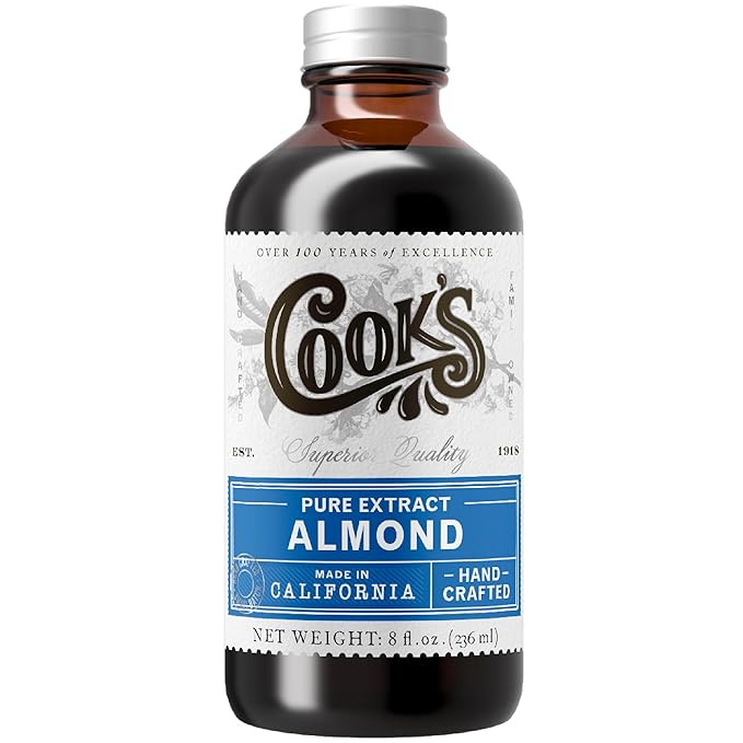 Cook?™s, Pure Almond Extract for Baking, Cooking, and Mixology, Allergen Free Almond Flavoring