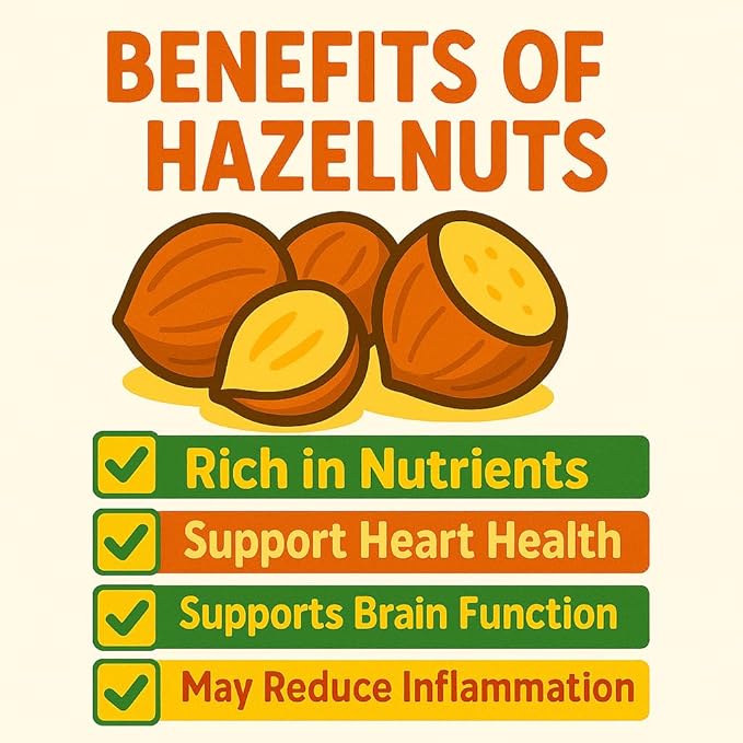 Crazy Nuts | Oregon Grown Large Raw Hazelnuts In Shell, 2lb | Whole Hazelnuts to Eat and for
