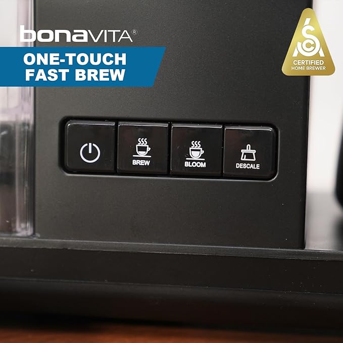 Bonavita Enthusiast 8 Cup Drip Coffee Brewer, Pour Over, SCA Certified Coffee Machine with Thermal