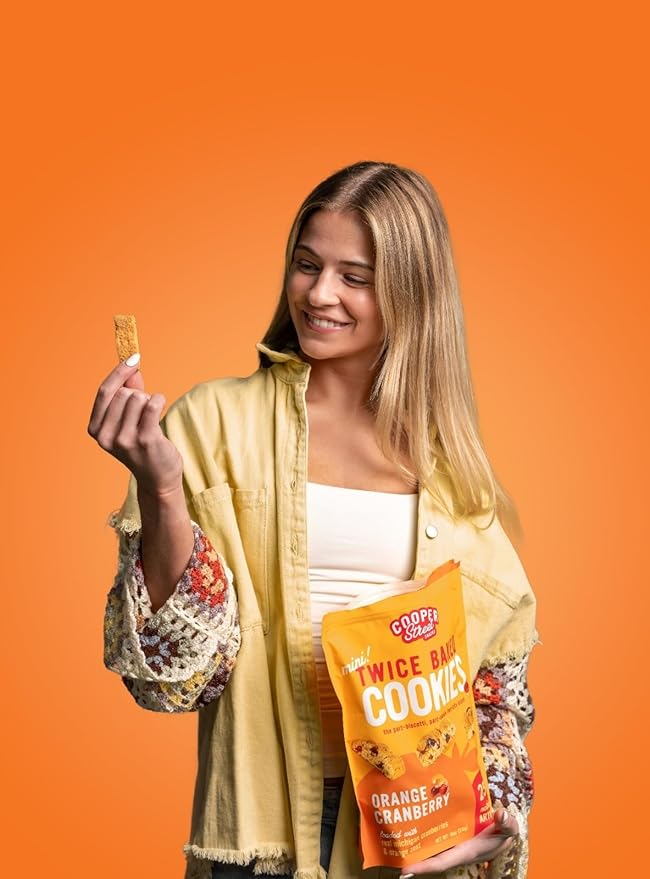 Cooper Street Twice-Baked Orange Cranberry Biscotti Cookies (16 oz - Pack of 2) ??Over 50 Biscotti