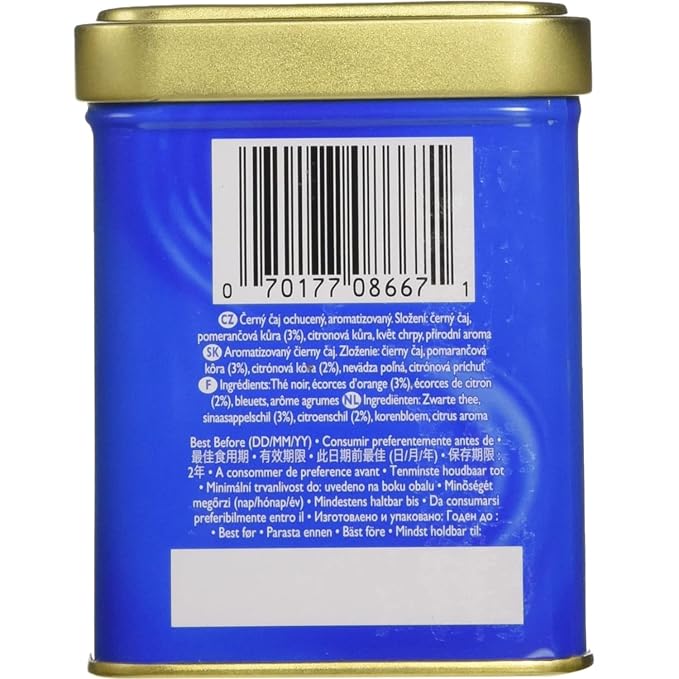 Twinings Lady Grey Loose Black Tea, 3.53 Ounce Tins (Pack of 1), Lemon & Orange Peel, Caffeinated