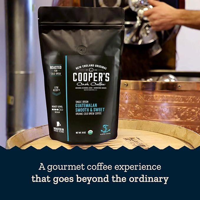Guatemala Organic Cold Brew Coffee, Single Origin, Gourmet Beans, Tasting Notes of Milk Chocolate