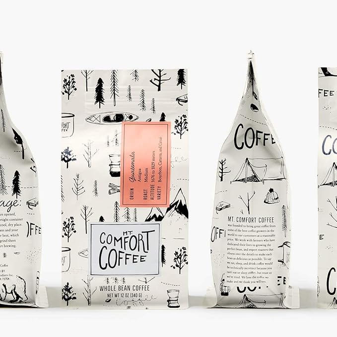 Mt Comfort Coffee Guatemala Medium Roast - Exceptional Arabica Beans from Guatemala, Medium Roasted
