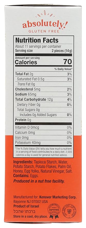Absolutely Gluten Free Flatbread, Original, 5.29-Ounce