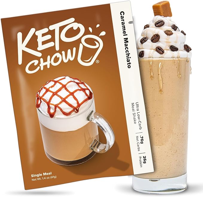 KETO CHOW CARAMEL MACCHIATO - 1 MEAL PACK