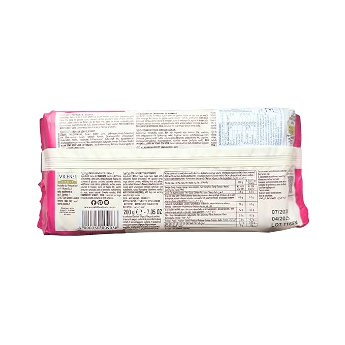Matilde Vicenzi Vicenzovo Pink Ladyfingers 14.10oz - Italian Strawberry Biscuits, Ladyfingers
