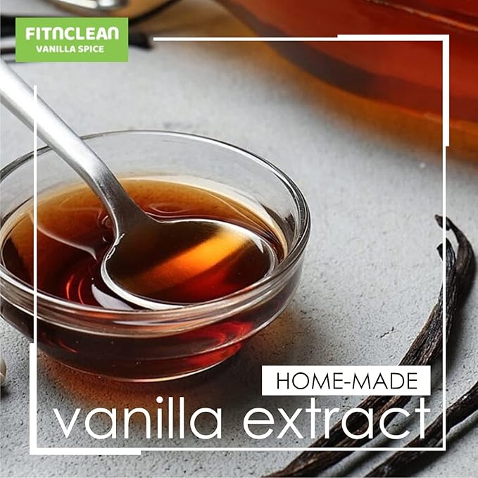 4oz Organic Madagascar Vanilla Beans Grade A. Certified USDA Organic. 6"-8" by FITNCLEAN VANILLA.