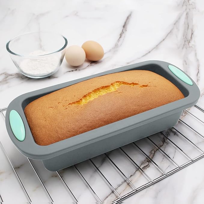 Tongjude 54 Pieces Silicone Baking Pans Set, 10 Silicone Cake Molds, Loaf Pan and Muffin Pans