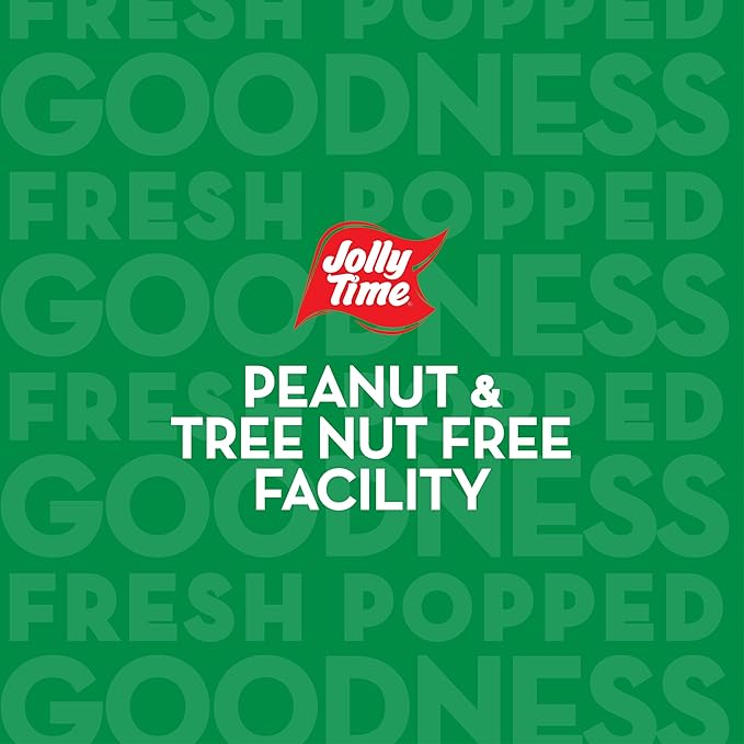 Jolly Time Jalape챰o Butter, Microwave Popcorn with Just the Right Heat, 3oz Sharing Bag, 6 Bags Per