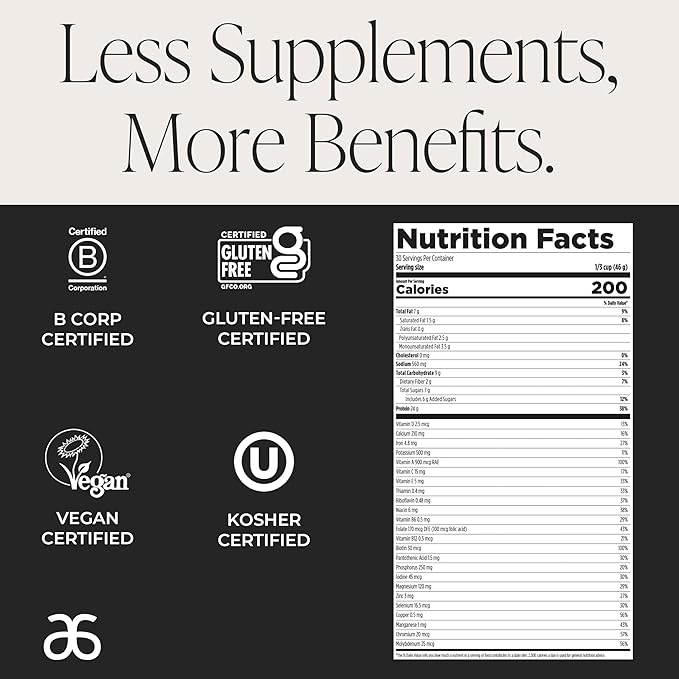 Arbonne EssentialMeal Meal Replacement Shake - Protein Shake, Vegan Protein Powder, Complete Daily