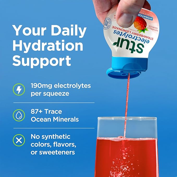 Stur Electrolyte Water Enhancer | Sweetened with Stevia | High in Vitamin C & Antioxidants | Sugar