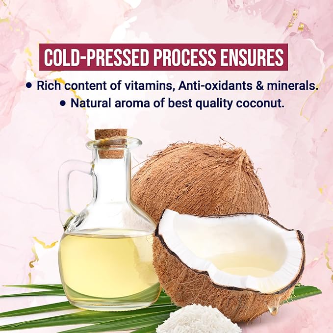 Parachute Advansed SkinPure 100% Organic Extra Virgin Coconut Oil with Rose Oil |Face & Body Oil