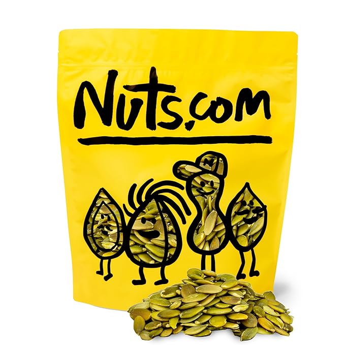 Nuts.com – Roasted Pepitas – 2 Lb Bag, Unsalted No Shell Pumpkin Seeds, Healthy Snack for Adults &