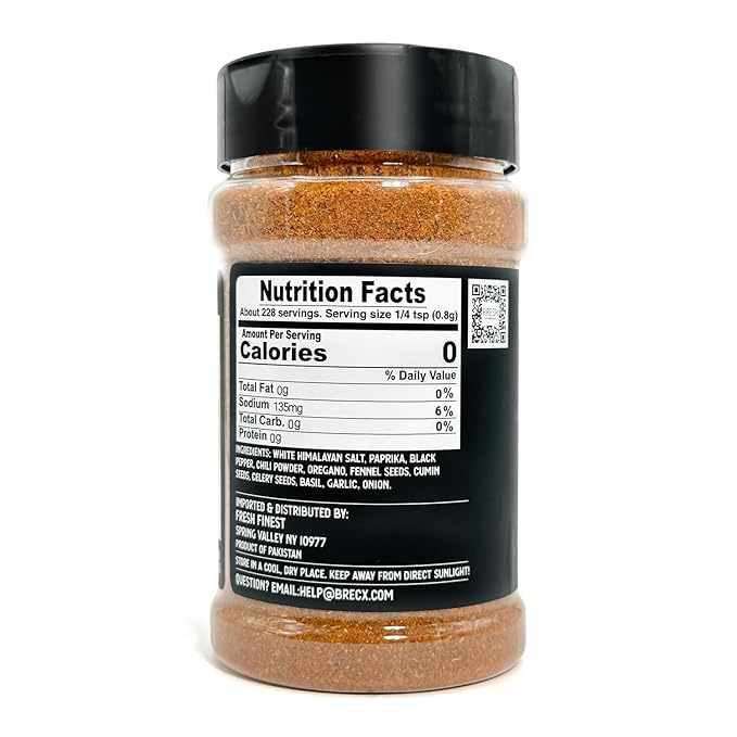 Fresh Finest Louisiana Cajun Seasoning - 6.41oz (182g) - Spicy, Authentic, Kosher, All-Natural
