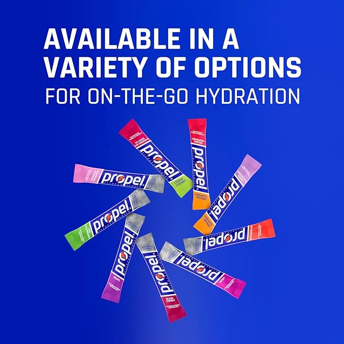 Propel Electrolyte Enhanced Water Drink Mix Powder Packets, Kiwi Strawberry Variety Pack, Zero