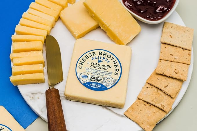 Cheese Bros "Hope You're Feeling Cheddar Soon" Gift Basket | Fresh from Wisconsin | Includes