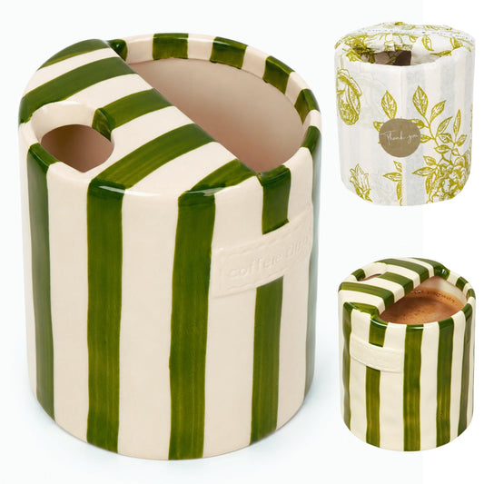 JMCRATE Porcelain Coffee Mug – 10 oz, Green