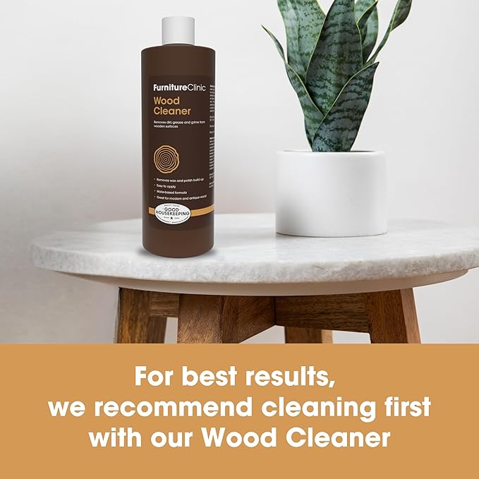 Furniture Clinic Boiled Linseed Oil | 250ml / 8.5 Fl Oz | Refined Oil for Wood Furniture, Stone &