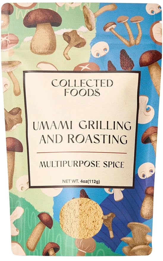 Premium Umami Mushroom Salt, No Additive, Gluten-Free, Non-GMO Great for Sauce, Soup, and Mushroom