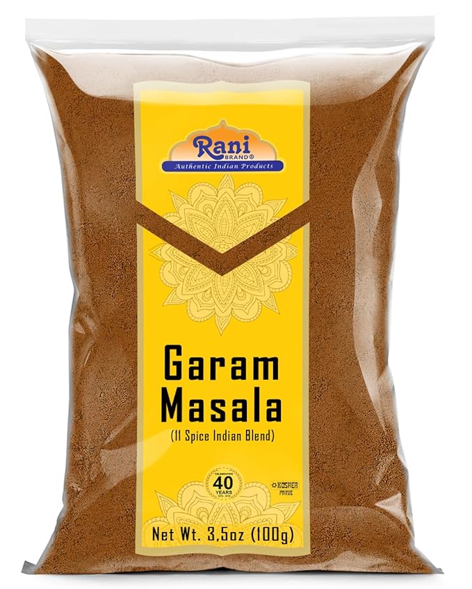 Rani Garam Masala Indian 11-Spice Blend 3.5oz (100g) ~ All Natural, Salt-Free | Vegan | No Colors |