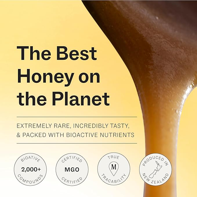 Manukora Raw Manuka Honey, MGO 50+, New Zealand Honey, Non-GMO, Traceable from Hive to Hand, Daily