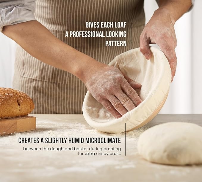 Banneton Bread Proofing Basket, Kook, Sourdough Proofing Bread Basket, Bread Banneton Proofing