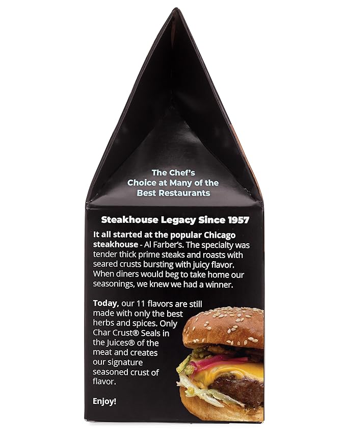 Char Crust Dry-Rub Seasonings All American Barbecue | All-in-one seasonings | Perfect for Ribs