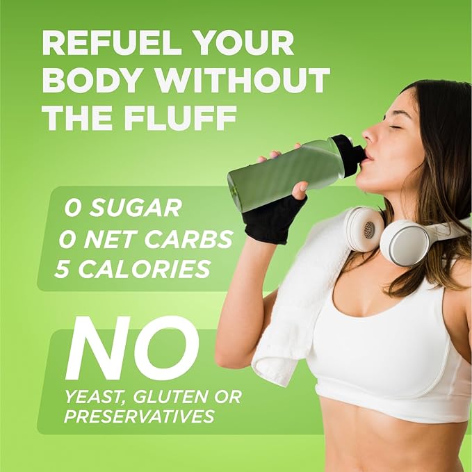 Keto Vitals Keto Electrolytes Plus Greens Superfood Powder Packets - 30 Servings Sugar Free