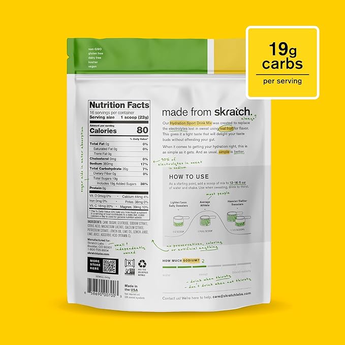 Skratch Labs Hydration Powder | Sport Drink Mix | Electrolytes Powder for Exercise, Endurance, and