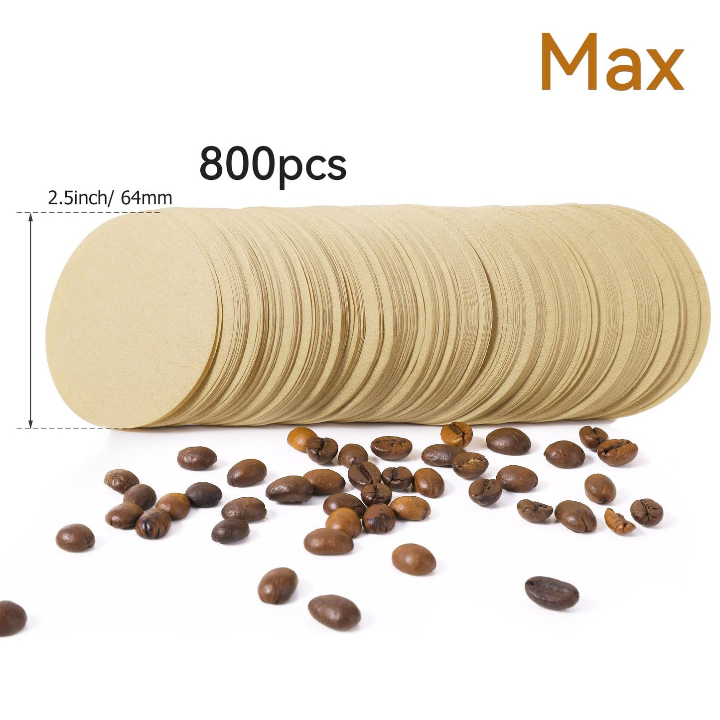 Replacement Paper Filter Laicky 800 Count Aeropress Coffee Filters 2.5 Inch