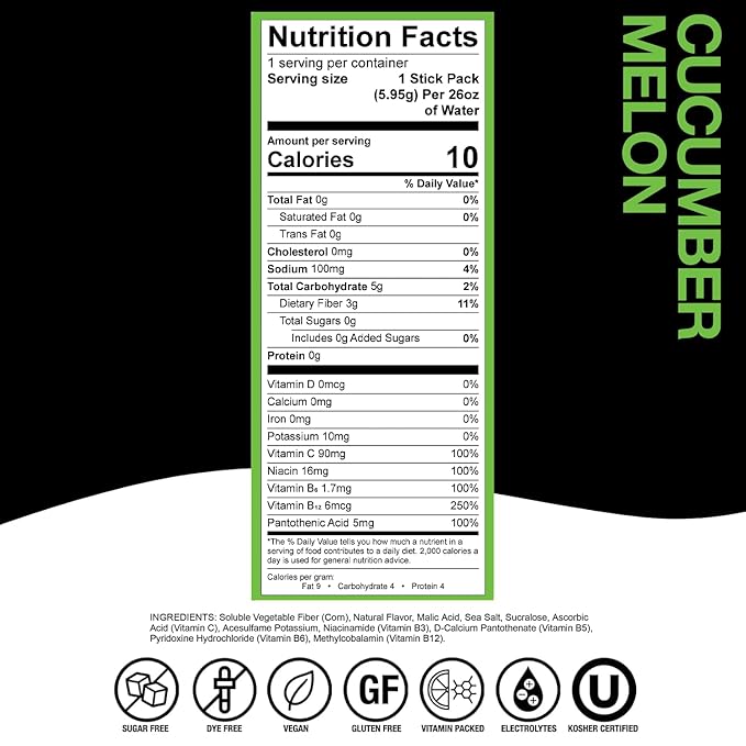 Devotion Nutrition HydroFLEX Water Flavoring Packets ??Sugar-Free Hydration with Vitamins &